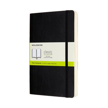 Блокнот Moleskine Classic Soft Expended Large 130х210 мм 400 стр нелинованный мягкая обложка (QP618EXP)
