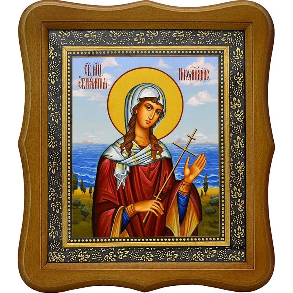 Евлампия Никомидийская мученица. Икона на холсте.