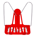 Подставка для книг Проф-Пресс, 190х210 мм, "Цветное ассорти", пластик, металл, пластиковый регулятор высоты, ассорти