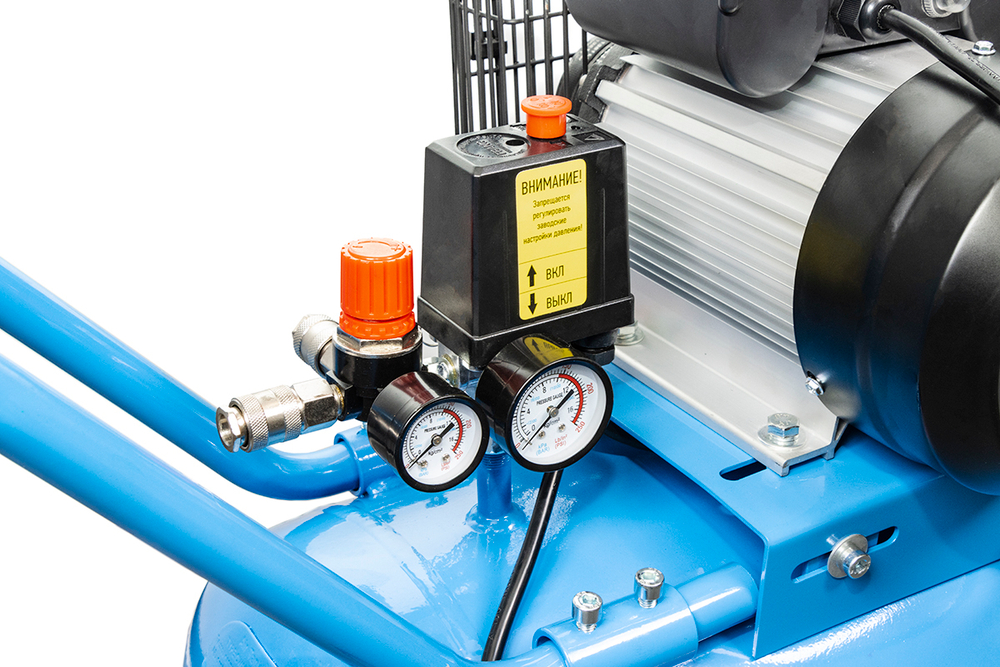 Компрессор поршневой 220 В реcивер 100 л 445л/мин ACH44513