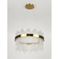 Люстра Rivoli Gwen 6192-201 подвесная светодиодная LED 3000-6300К 112 Вт с пультом | Rivoli