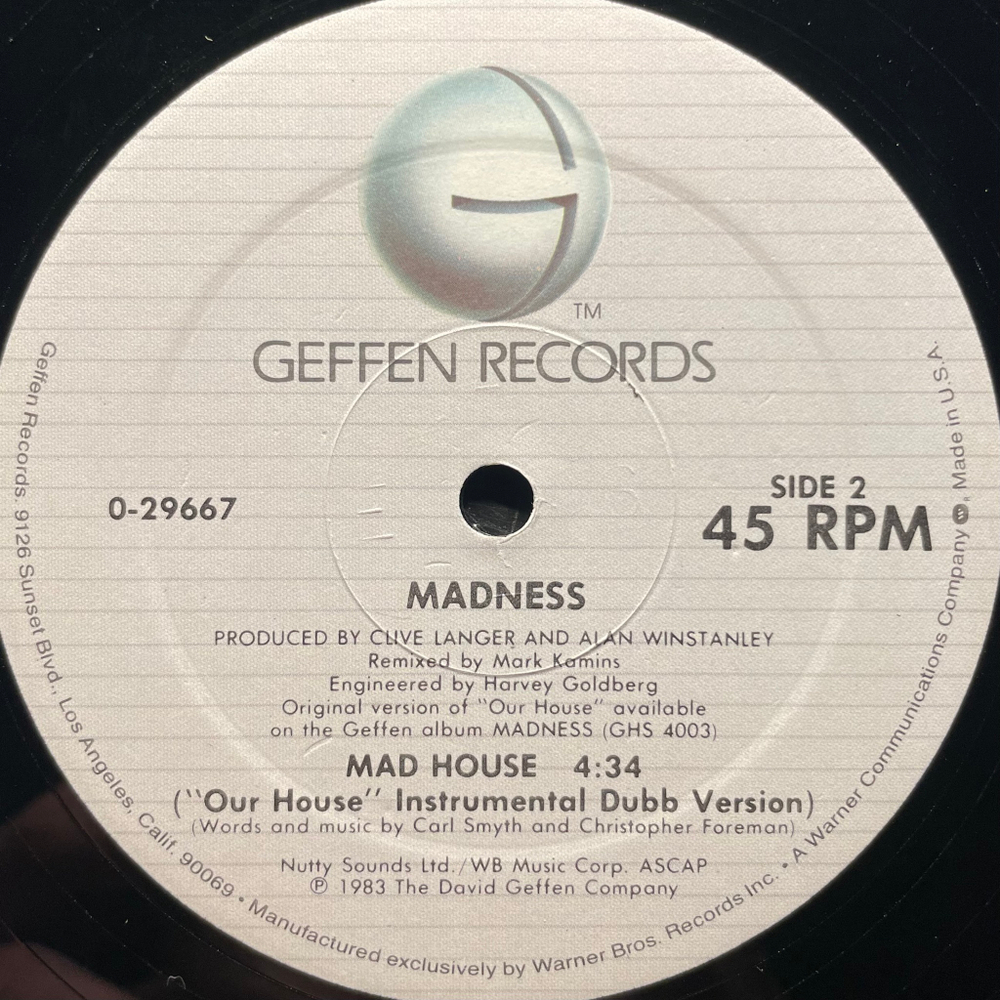 Madness ‎– Our House (США 1983г.)