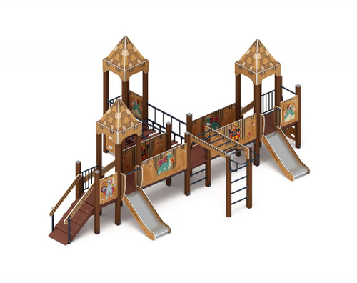Детский игровой комплекс Королевство (Картонное) ДИК 1.15.05-22 H=750