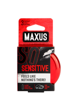 Презервативы Maxus, ультратонкие, латекс, железный кейс, 3 шт.