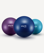 Фитбол STARFIT GB-108 антивзрыв, 1200 гр, темно-синий, 75 см