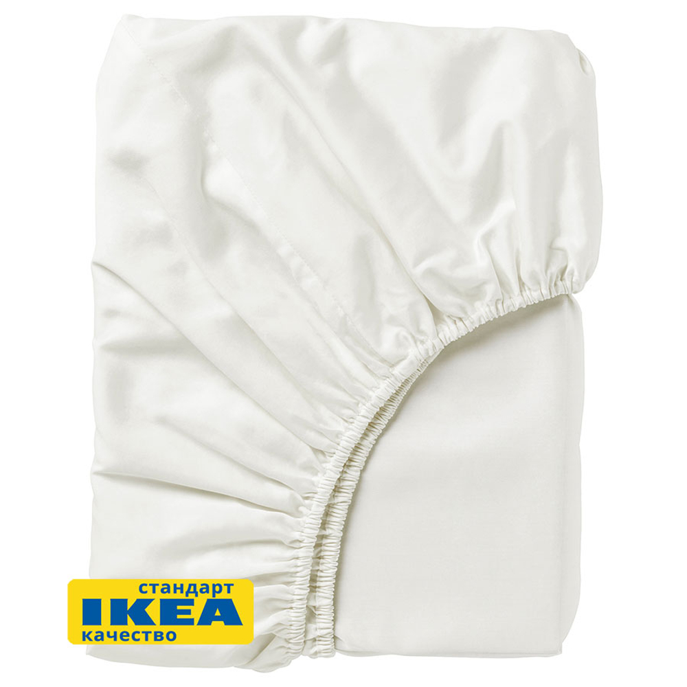 Простынь из лиоцелла на резинке ПЛАТАН 180х200 | белый