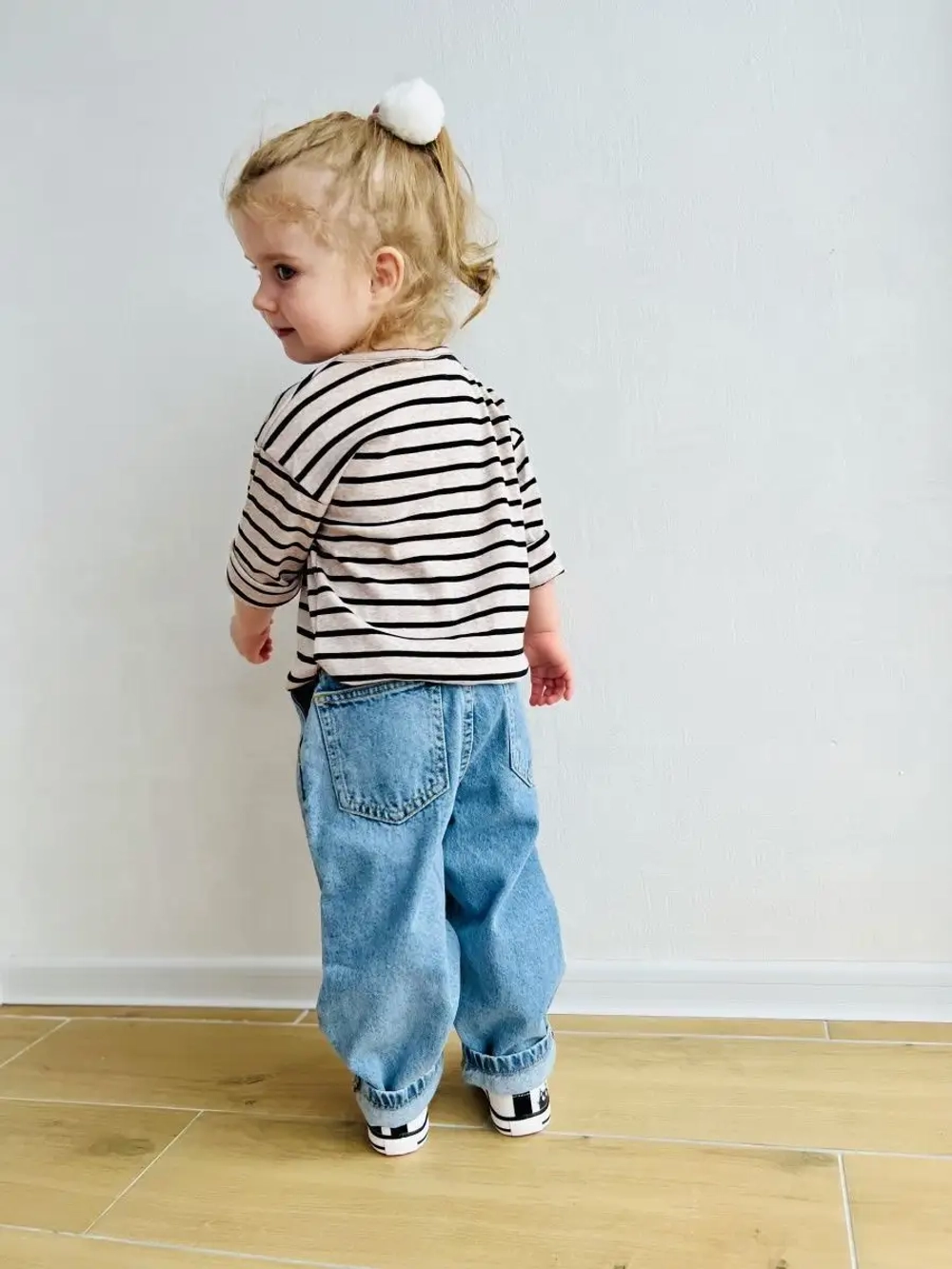 Лонгслив в полоску