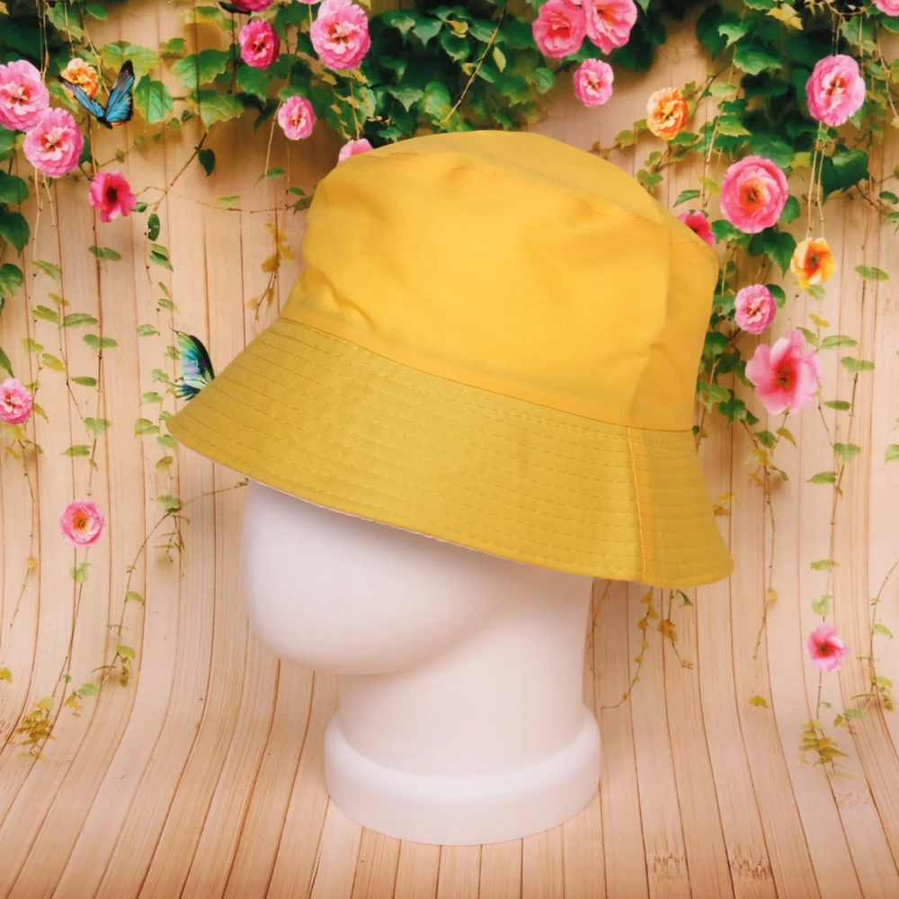 Панама «Summer travel», цвет желтый, р58