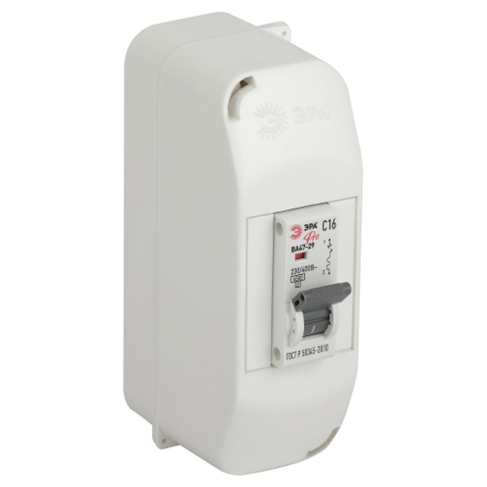 Корпус пластиковый навесной ЭРА SIMPLE КМПн 1/2 IP20 белый | Корпуса пластиковые