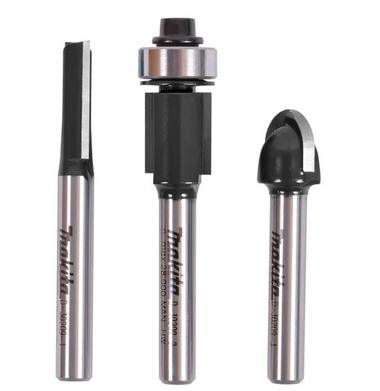 Набор фрез 3 шт. (хвостовик 6 мм) D-70459 MAKITA