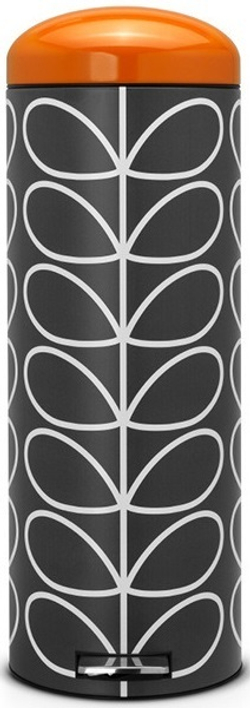 Ведро Brabantia Orla Kiely 20л темный графит