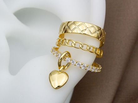 Кафф с сердечком