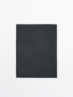 Massimo Dutti Шарф из 100% кашемира, серый