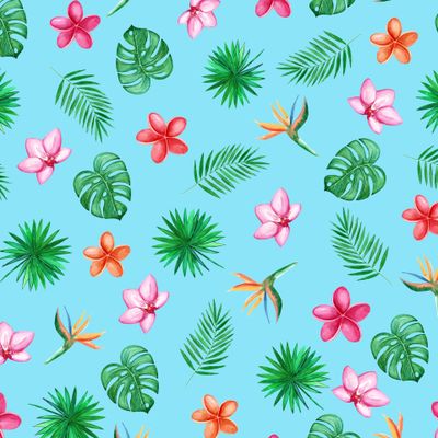 тропические цветы2