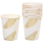 Стакан бумажный 0,2л в наборе 10 шт «Золотые листья»