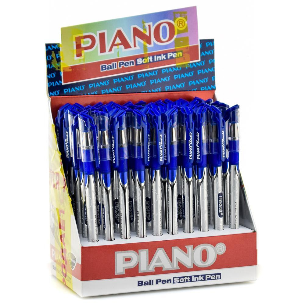 Ручка масляная 0,7 мм, синяя "Piano-2"