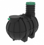 Емкость подземная горизонтальная Мультпласт Подземная емкость 5.5 5500 л. горизонтальная (2800x1880x2730мм;205кг;черный) - арт.555434.27