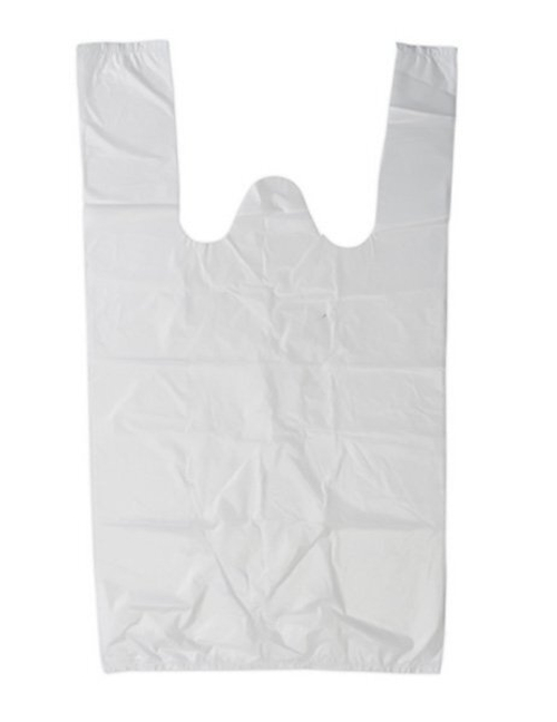 Пакет-майка 28+15х50 см, 13 мкм, прозрачный, ПНД, в упаковке 100 штук, в коробке 4000 штук