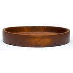 Деревянный круглый сервировочный поднос Art of Siberia для подачи 270 мм. WS1