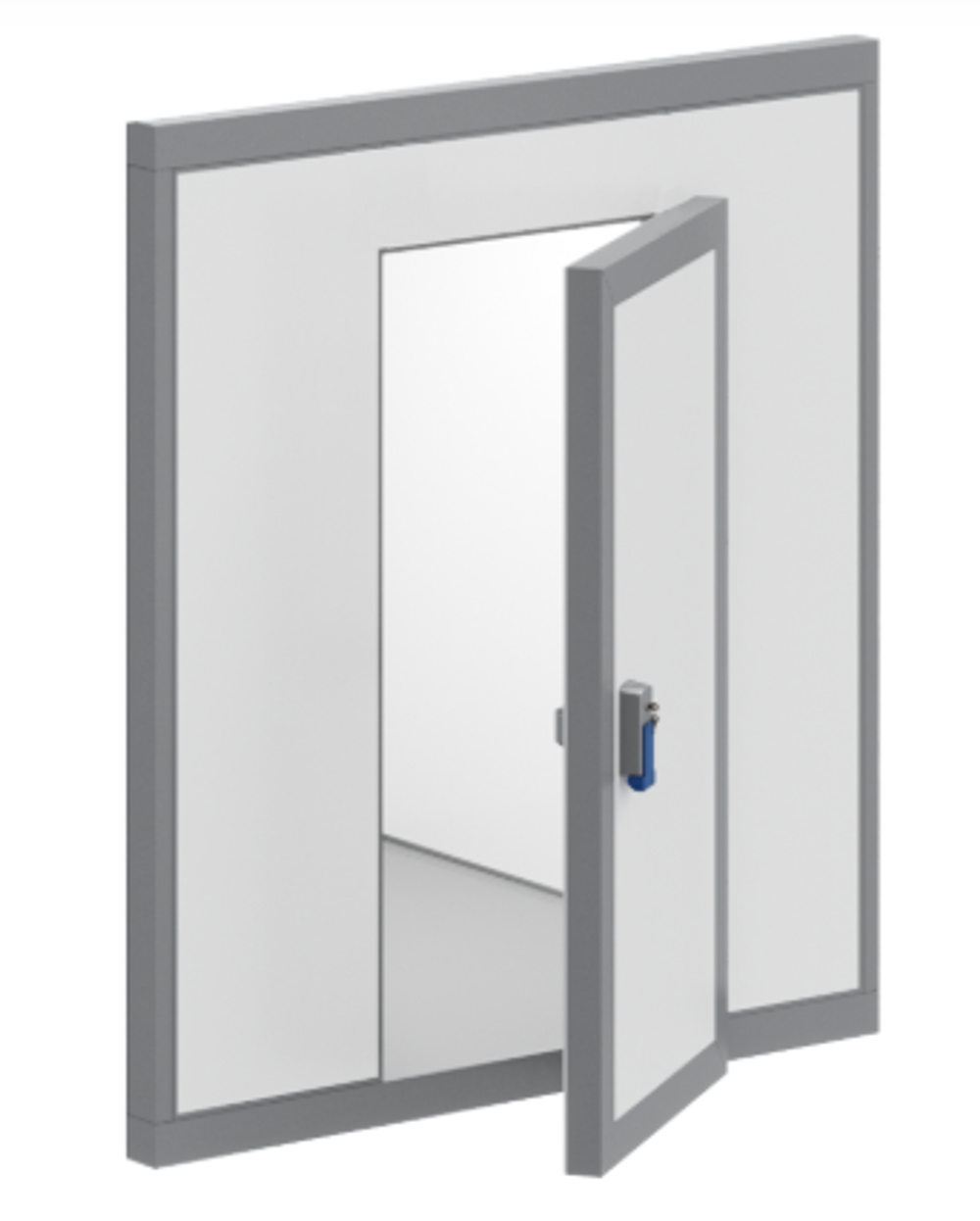 Дверной блок Polair с распашной дверью 2560*1200*100 (световой проем 1930*900)