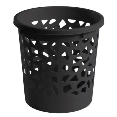 КОРЗИНА ДЛЯ МУСОРА ДИАМЕТР 260 ММ, ВЫСОТА 260 ММ (черный) (комплект 15 шт)