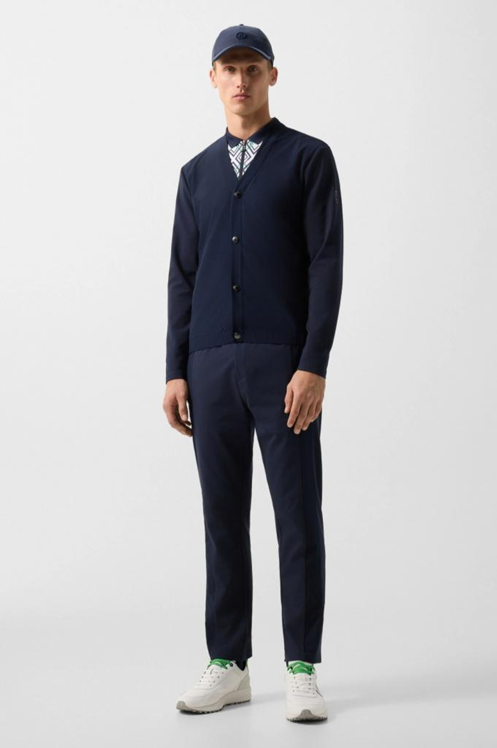 Кардиган BOGNER GOLF DARIO в синем цвете