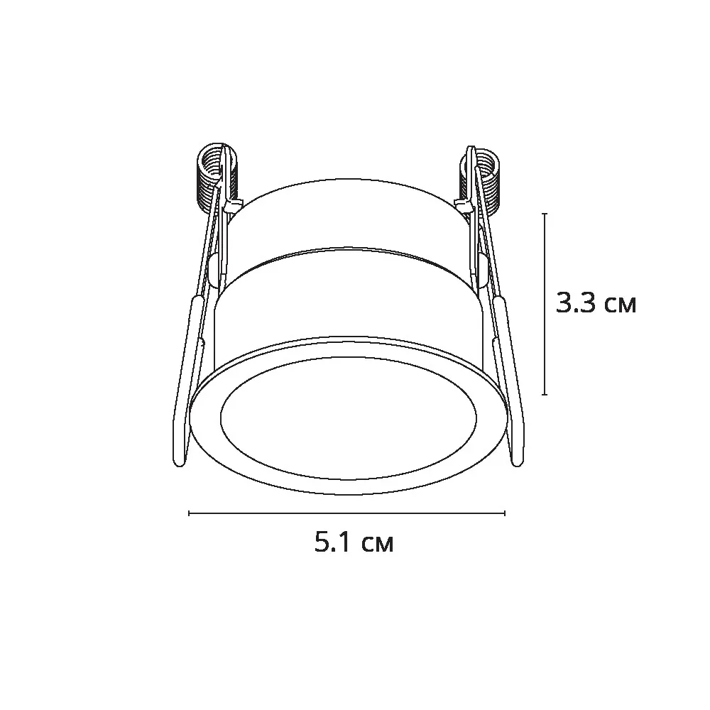 Точечный встраиваемый светильник Arte Lamp DUCRE MINI