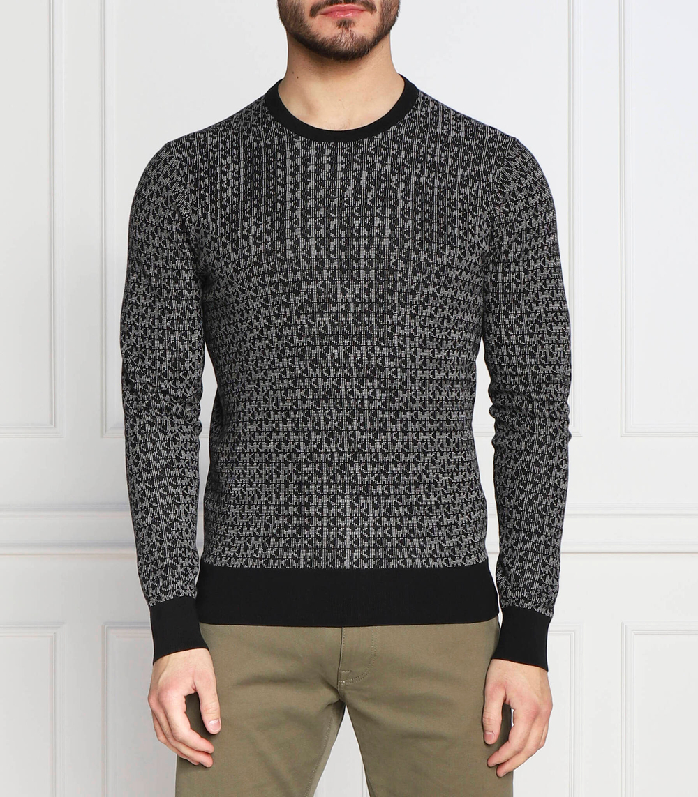 свитер micro signature Michael Kors - серый(CR3606K469)