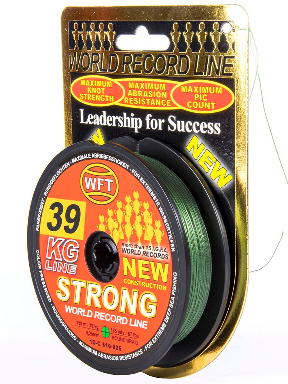 Шнур плетёный WFT KG STRONG Multicolor 300/025