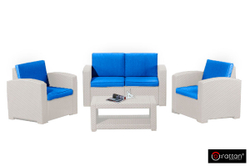 Комплект мебели Rattan Premium 4, СЕРЫЙ