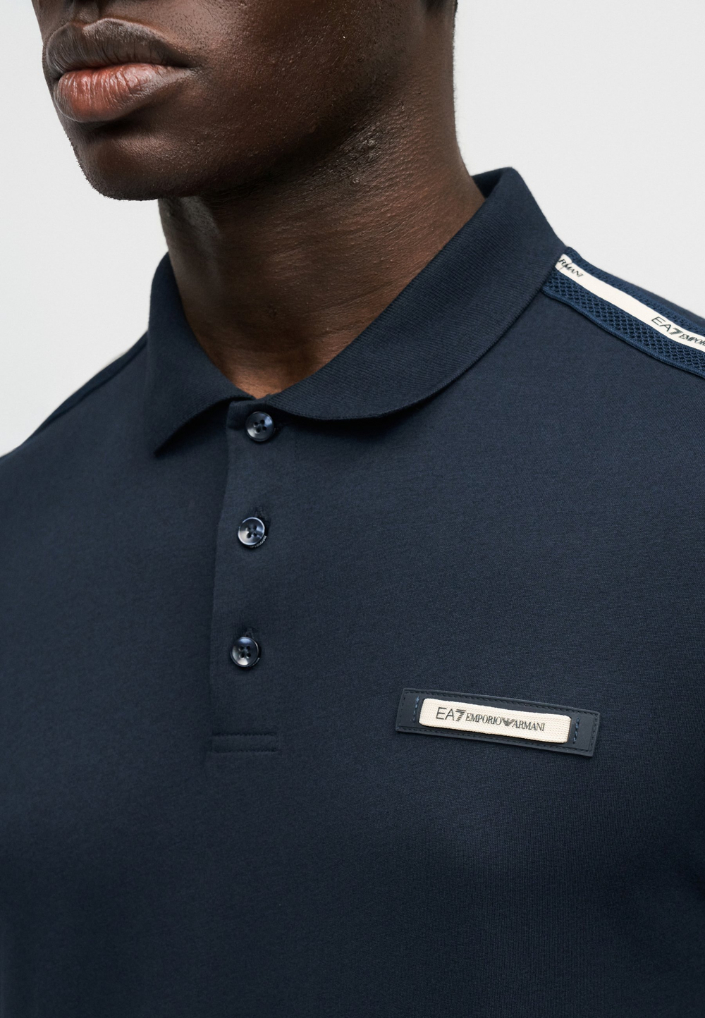 EA7 Emporio Armani Футболка-поло - Синий