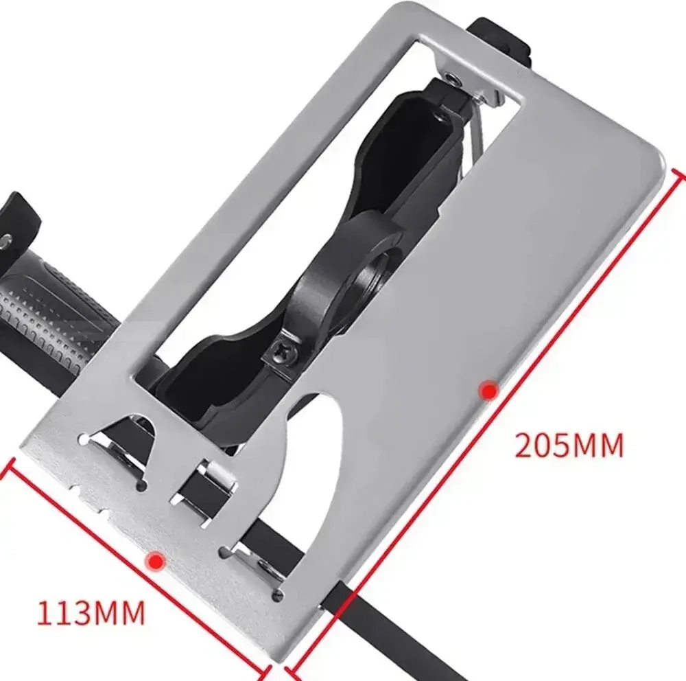 Мини циркулярная насадка. Адаптер для УШМ. Пильная насадка. Станина под циркулярку правша