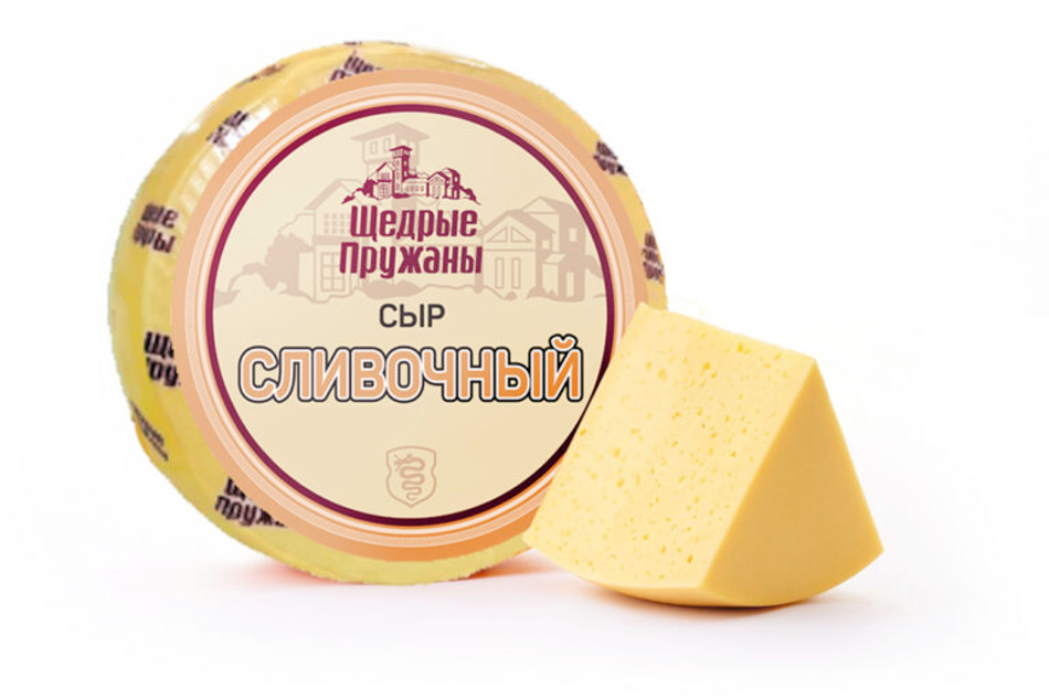 Сыр Сливочный 50%, Щедрые Пружаны