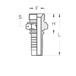 Фитинг DN 05 BSP (Г) 1/4