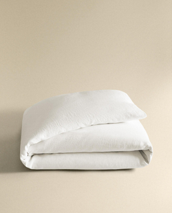 Пододеяльник Zara Home хлопок, лён 100%, однотонный, 6150/088