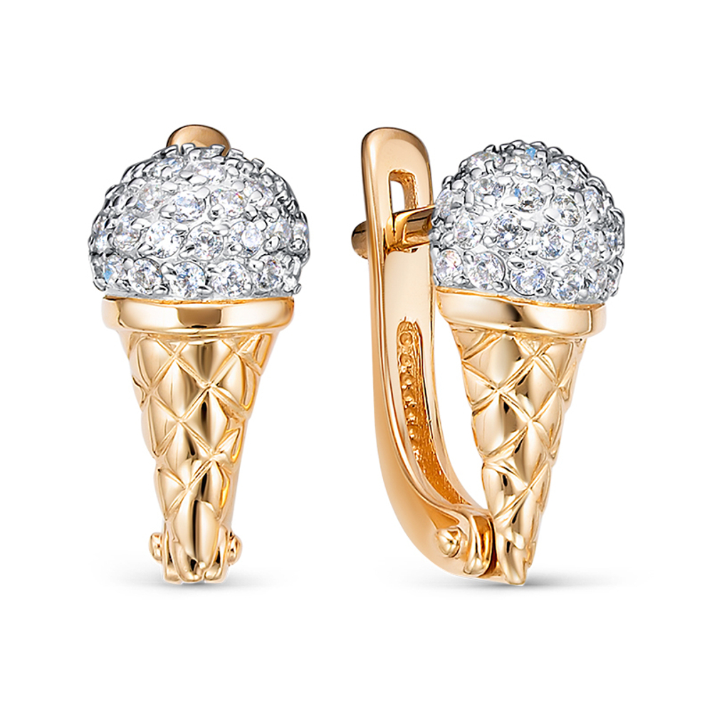 Серьги из золота 585 пробы