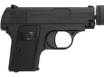 STALKER mod. SA25S Spring пист.пнев. (аналог Colt 1908)+имитатор калибр 6мм металл черный