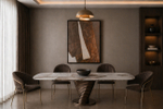 Стул Garda Decor обеденный велюр темно-коричневый 59*56*81 см