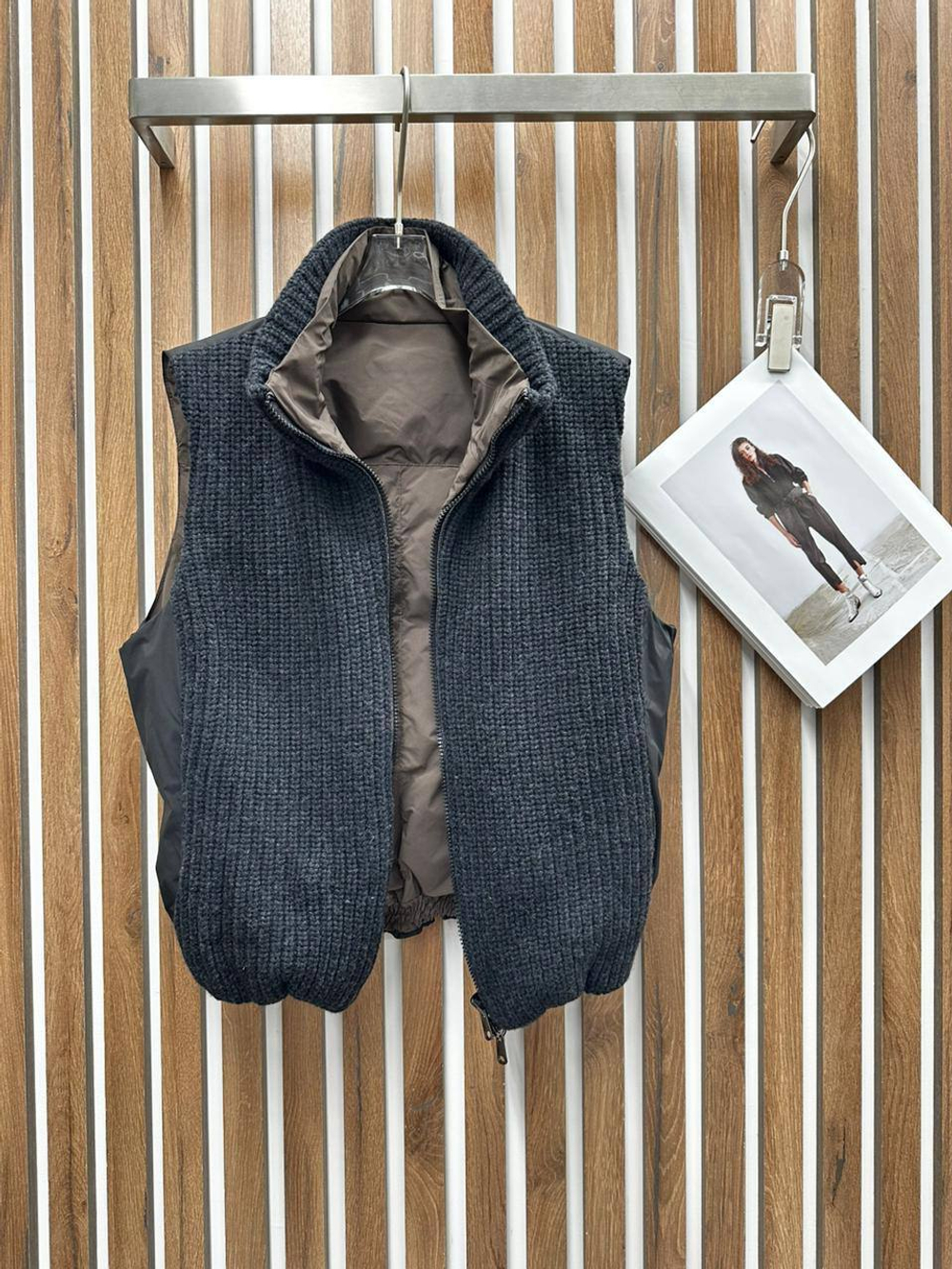 Двусторонний жилет Brunello Cucinelli