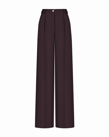 Брюки прямые из крепа