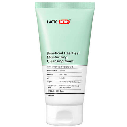 Пенка для умывания с пробиотиками LACTODERM Beneficial Heartleaf Moisturizing Cleansing Foam