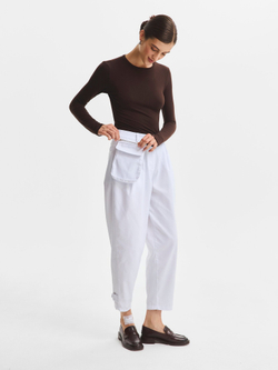 Брюки медицинские женские Волюмэ, белый