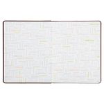 Дневник 1-11 класс 48 л., обложка кожзам (твердая), термотиснение, BRAUBERG "VIENNA", коричневый, 105962