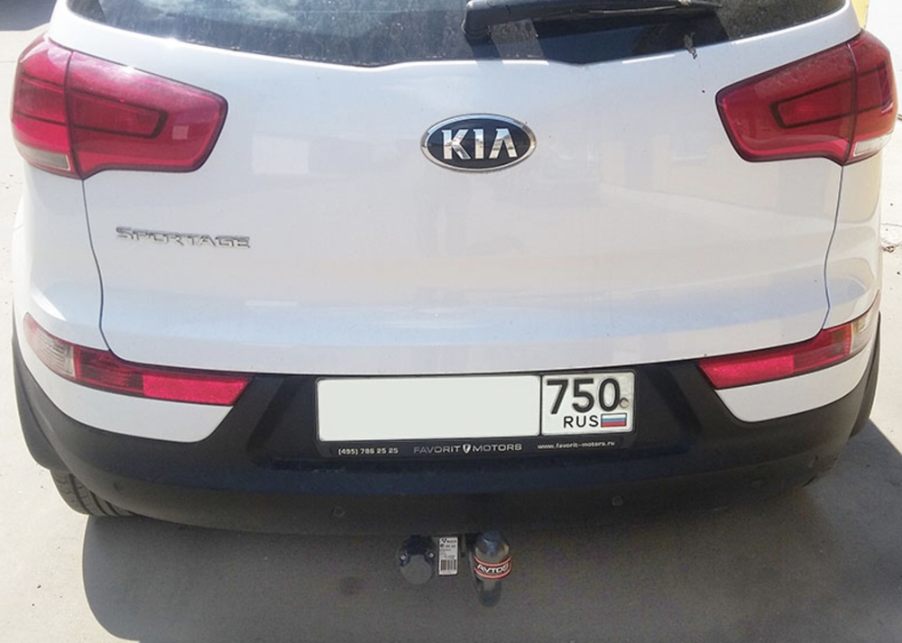 Фаркоп для Hyundai ix35 2010-2015, Kia Sportage 2010-2015 Тип шара: A. Нагрузки: 2000/100 кг, HY 22