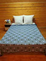 Одеяло 2 спальное, всесезонное, 30% шерсть, 190х200