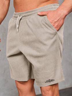 Шорты повседневные Casual Legenda бежевые