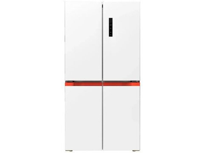 Холодильник Lex LCD505WOrID белый/оранжевый