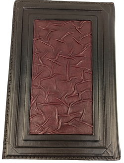 Набор "Ежедневник "Герб РФ" (златоустовская гравюра) из натуральной кожи со съемной обложкой и ручкой Parker"