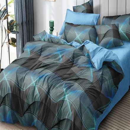 Комплект постельного белья "П37. F-76016", поплин, 100% хлопок, Россия.