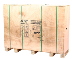 Компрессор пневматический 380В 7.5кВт 16атм 700л/мин. ресивер-300л поршневой ременный GTE